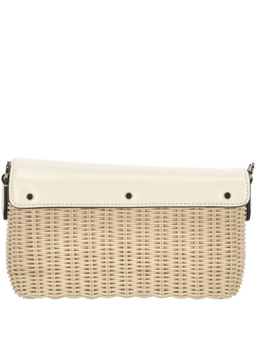 Ivory white raffia/calf woman bag Valentino Garavani | 4W2B0N00JCFYT3